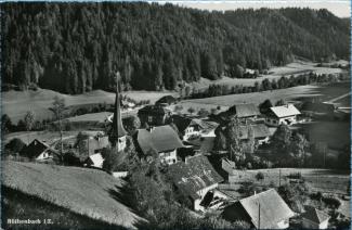 Ansichtskarte «Röthenbach i/E.»; Verlag Globetrotter G.m.b.H., Luzern»; abgestempelt «INFANTERIESCHULE Feldpost, 18.X.50»; gelaufen nach Bern