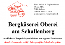 Logo Bergkäserei Oberei AG