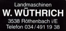 Logo W. Wüthrich Landmaschinen